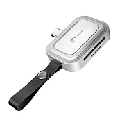 j5create USB-C手機迷你SD/microSD讀卡機-JCHSD33W