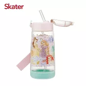 日本 Skater PET吸管水壺(480ml)-迪士尼公主Share