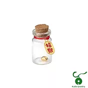 【Kuder Jewelry】999純金黃金豆集富罐/1粒裝~買1組送1條小金馬項鍊  黃金金豆