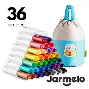 【JarMelo 原創美玩】袋裝兒童絲滑蠟筆(36色) JA96321