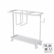 【收納職人】日式簡約多功能移動式健身器材瑜珈啞鈴置物架收納架收纳筐
