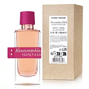 Abercrombie & Fitch 百分百熱情女性淡香精-Tester(100ml)