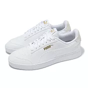 Puma 休閒鞋 Shuffle 男鞋 女鞋 白 金標 皮革 小白鞋 30966808