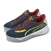 Puma 籃球鞋 All-Pro Nitro Polar Express 男鞋 藍 黃 北極特快車 聖誕節 31039601