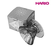 【HARIO】α 阿爾法 TRITAN 錐形凹肋濾杯-01黑