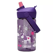 【美國 CamelBak】400ml Flip Straw 兒童吸管運動水瓶RENEW 歡樂獨角獸