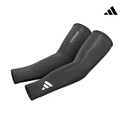 Adidas 吸濕排汗壓縮袖套 黑-S/M