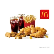 (電子票) 麥當勞麥脆鷄腿6塊 (原味)+薯條(大)+可樂(中)*2+麥克鷄塊6塊好禮即享券【受託代銷】