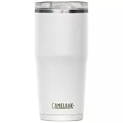 【美國 CamelBak】600ml Thrive Tumble 防漏不鏽鋼雙層真空保溫杯(保冰)- 經典白