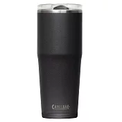 【美國 CamelBak】900ml Thrive Tumble 防漏不鏽鋼雙層真空保溫杯(保冰)- 濃黑