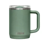 【美國 CamelBak】500ml Thrive Mug 防漏不鏽鋼日用保溫馬克杯(保冰)- 灰綠