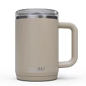【美國 CamelBak】500ml Thrive Mug 防漏不鏽鋼日用保溫馬克杯(保冰)- 象牙白