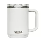 【美國 CamelBak】500ml Thrive Mug 防漏不鏽鋼日用保溫馬克杯(保冰)- 經典白