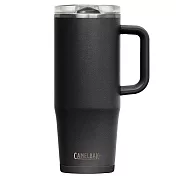 【美國 CamelBak】1000ml Thrive Mug 防漏不鏽鋼日用保溫馬克杯(保冰)- 濃黑