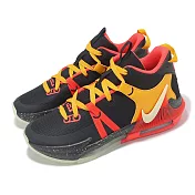 Nike 籃球鞋 LeBron Witness 7 VII GS 大童 女鞋 黑 黃 LBJ 氣墊 DQ8650-001