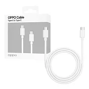 OPPO 原廠DL152 12A Type-C to Type-C 超閃充充電線 SuperVOOC 100W (盒裝) 白色