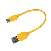 REALME 真我原廠 15cm短版 USB-A to Type-C充電線 - 行動電源適用 (袋裝) 黃色