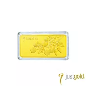 【Just Gold 鎮金店】寶島果宴-荔金滿堂 金條20g