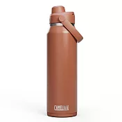 【美國 CamelBak】1000ml Chug 不鏽鋼彈蓋運動保溫瓶(保冰)- 山脊紅