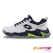 【LOTTO 義大利】男  TS 250 全地形網球鞋- 25.5cm 白/丈青