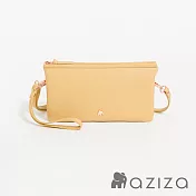 aziza BERYL 手拎斜背包-中  布丁黃