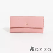 aziza 翻蓋長夾  甜心粉