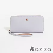 aziza拉鏈長夾  薰衣紫
