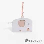 aziza 小象造型票卡夾 薰衣紫