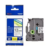 兄弟牌 BROTHER 白底黑字 12mmx8M 一般(無保護膜)標籤帶 / 包 TZe-N231