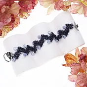 【PinkyPinky Boutique】花仙的絕美手鍊 (皮光深藍)