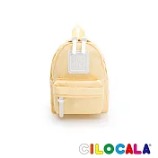 CILOCALA 亮彩尼龍防潑水後背包-迷你  布丁黃
