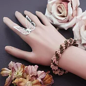 【PinkyPinky Boutique】仙人的祝福花束 手工編織手鍊 (古銅金)