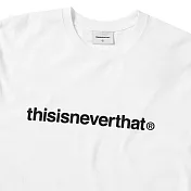 Thisisneverthat T-Logo L/S Tee 黑 / 灰 / 白 / 紅 長袖 TN250TTSLT01 M 白