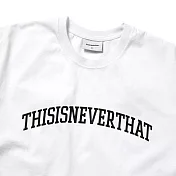 Thisisneverthat Arch-Logo Tee 白 / 碳黑 / 粉 短袖 TN250TTSST07 S 白