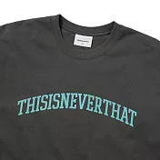 Thisisneverthat Arch-Logo Tee 白 / 碳黑 / 粉 短袖 TN250TTSST07 S 碳黑
