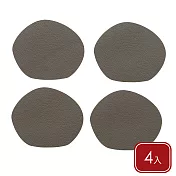 《KELA》Stone圓石杯墊4入 | 茶杯墊 桌墊 - 岩灰