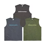 Thisisneverthat T-Logo Sleeveless 醃黃色 / 碳黑 / 深藍 無袖 TN251TTSST09 S 深藍