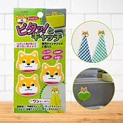 【二入組】日本創和可愛動物造型魔鬼氈掛勾3入組 柴犬