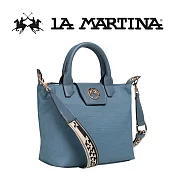 【LA MARTINA】限量2折 頂級大容量手提包肩背包 LMBA01867P 全新專櫃展示品(淡藍色)