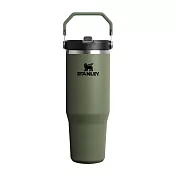 STANLEY 經典系列 IceFlow 手提吸管杯2.0 0.88L / 軍綠色