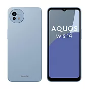 SHARP 夏普 AQUOS wish4 6G/128G 6.6吋 5G智慧型手機  湖水藍