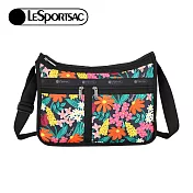 LeSportsac 2025夏季新品 Deluxe Everyday Bag 奢華斜背包(7507) HC86俏皮小雛菊/HC87繽紛花園 HC87繽紛花園