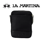 【LA MARTINA】限量2折 頂級時尚肩背包側背包 LMBO01529T 全新專櫃展示品(黑色)