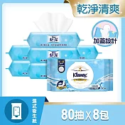 【舒潔】舒潔濕式衛生紙80抽x8包/箱