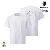 BLACKYAK HIMALAYA MT圖騰短袖上衣 2XL 白色