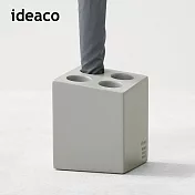 【日本ideaco】mini cube 砂岩4孔雨傘架- 巖灰
