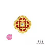 【點睛品】V&A博物館系列 古典幸運草 鑽石黃金串珠