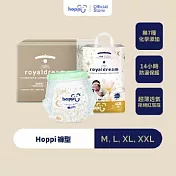 hoppi royaldream 皇家系列嬰兒尿布－褲型(M)－84片