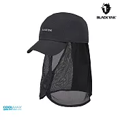 BLACKYAK SAHARA護頸遮陽棒球帽 F 黑色
