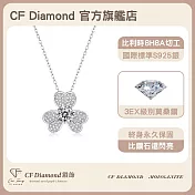 【CF 鑽飾】項鍊《眷顧》莫桑鑽(1克拉 鑽墜)